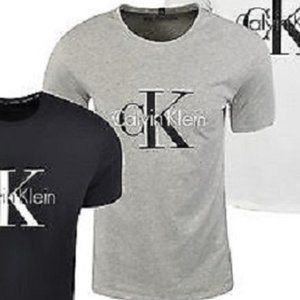 NWT CK Calvin Klein Logo T Shirt Heather Grey S M L